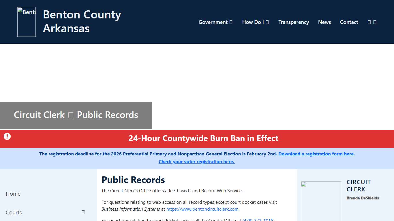 Public Records - Circuit Clerk